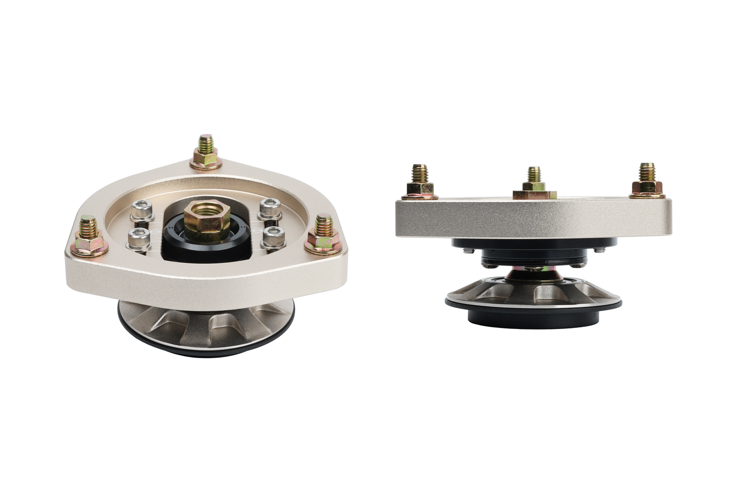 BC racing gold upper mount on white background