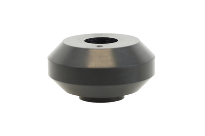 BC Racing black rubber top pin bushings on white background