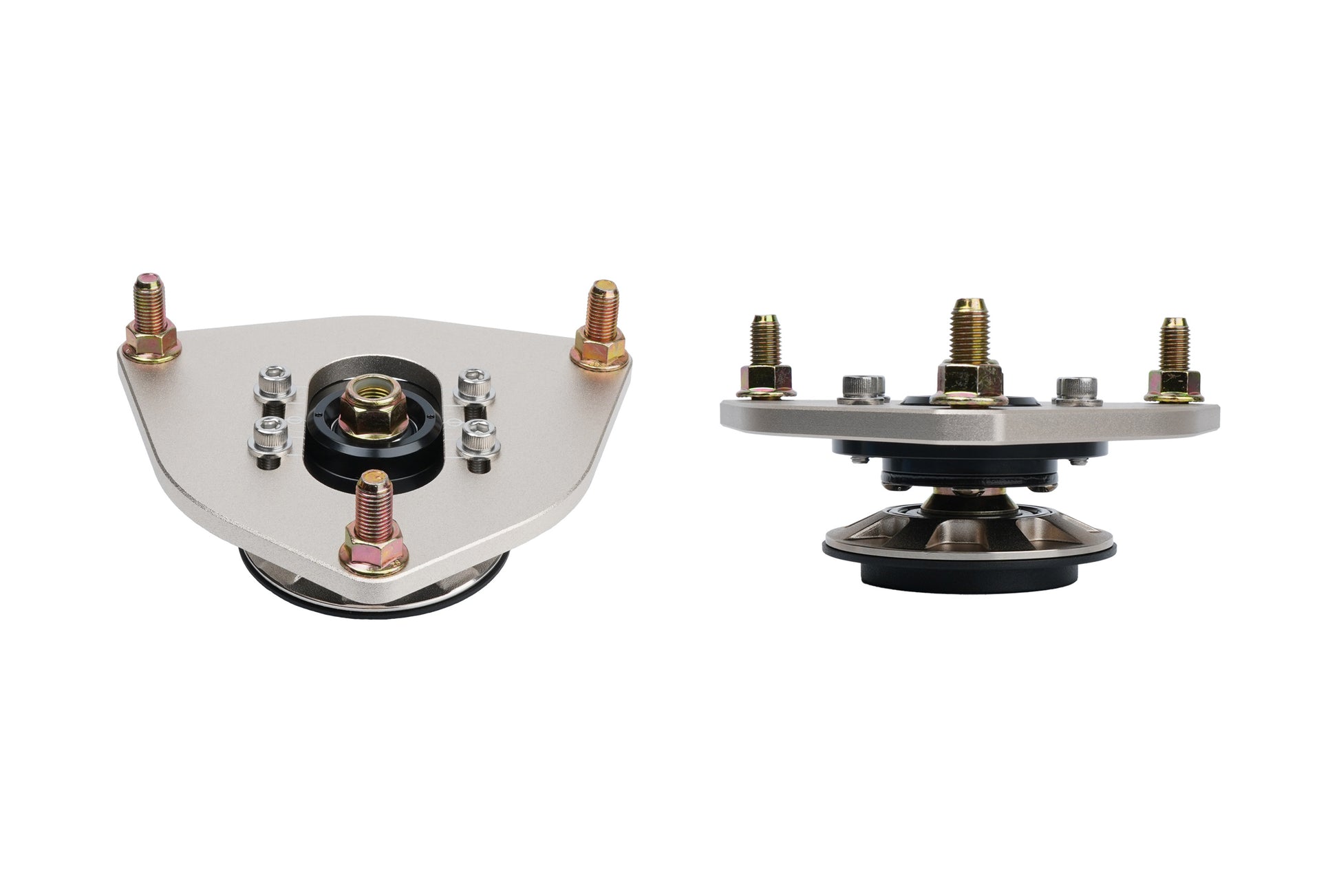 Gold BC Racing upper mount on white background