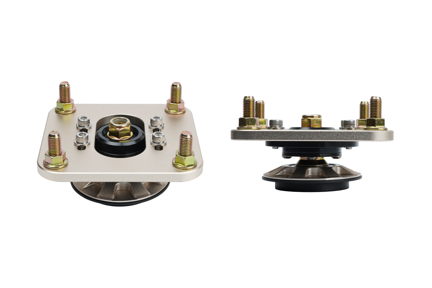 BC racing gold upper mount on white background
