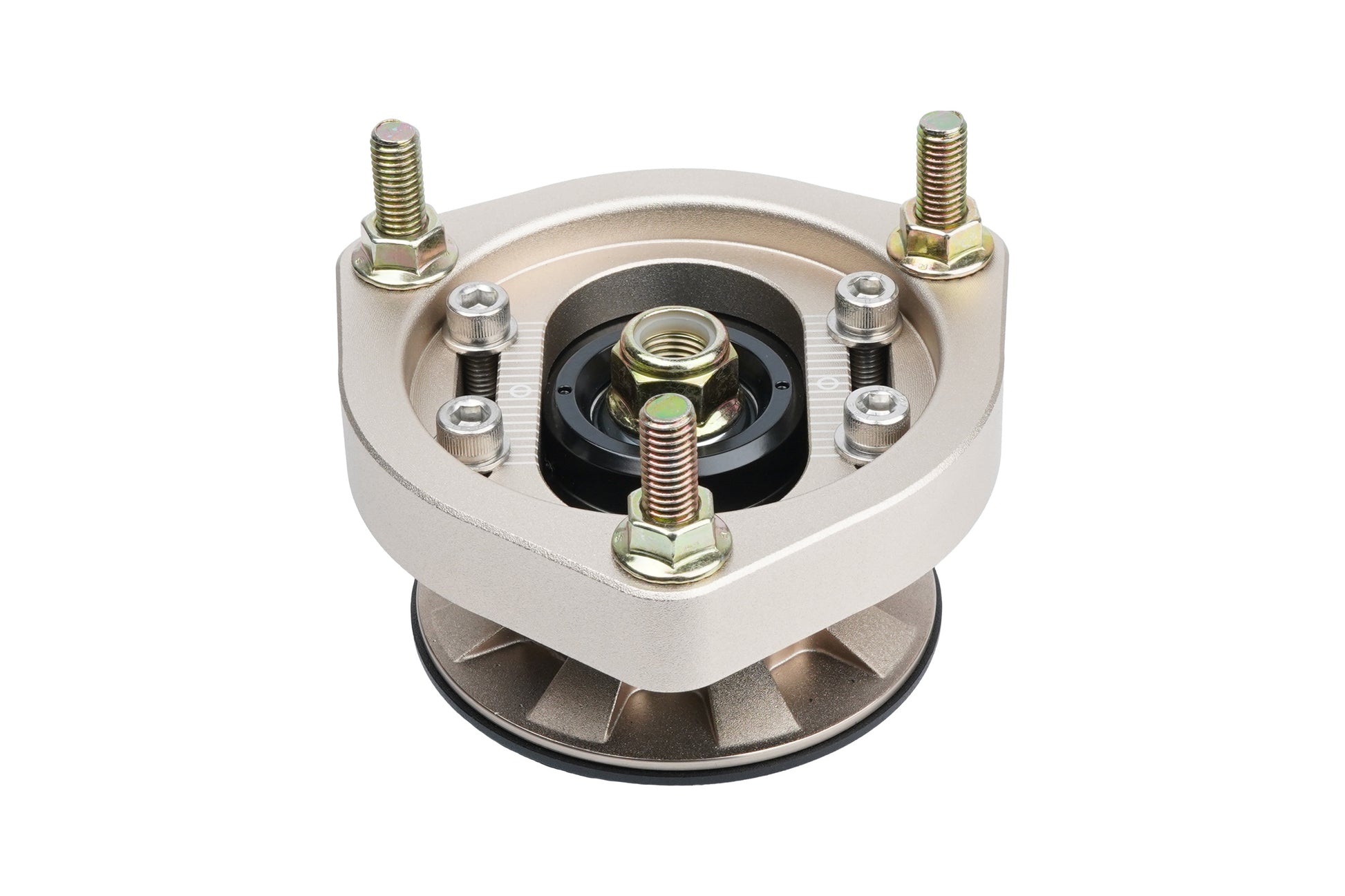 Gold BC Racing upper mount on white background