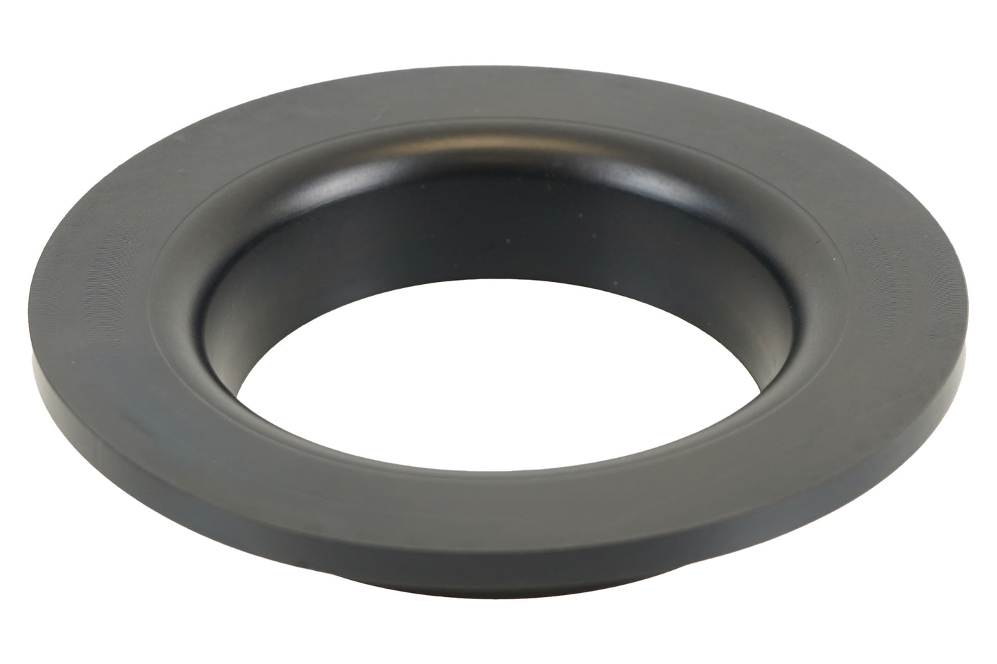 BC Racing black rubber isolator on white background