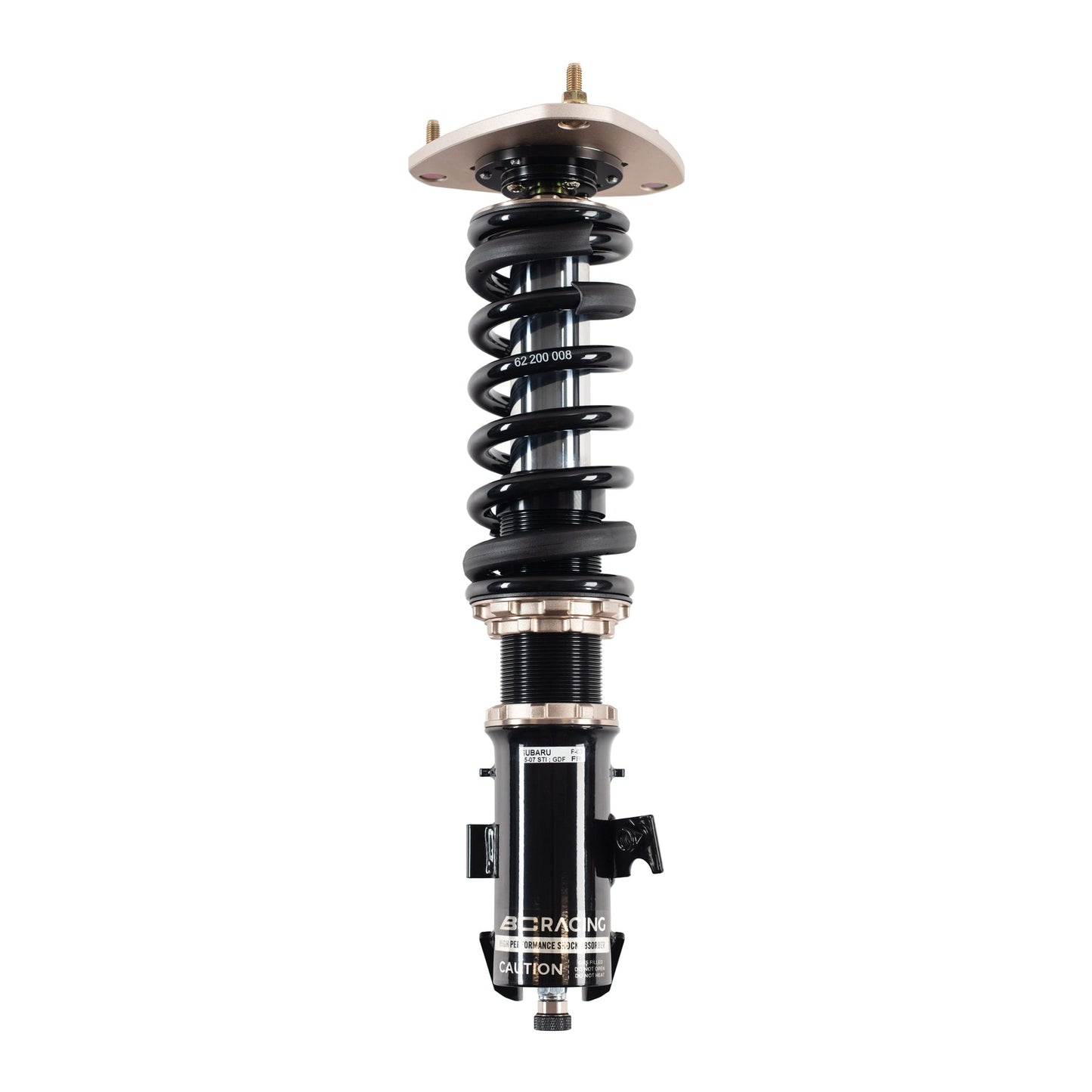 BC Racing ER Series coilover on white background