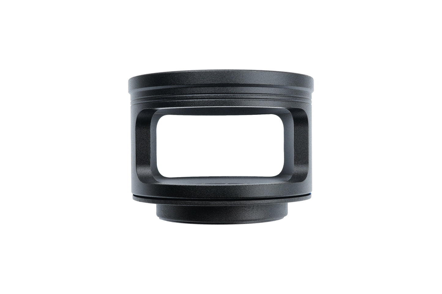 BC Racing black upper spring seat on white background
