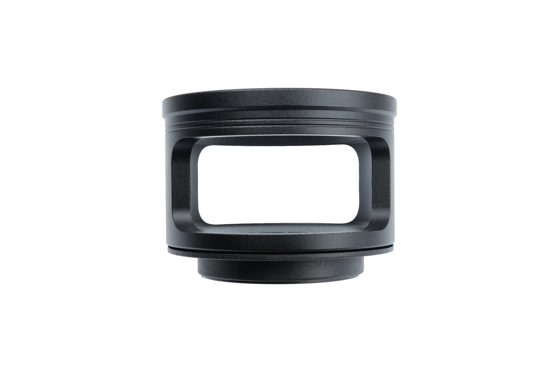 BC Racing black upper spring seat on white background