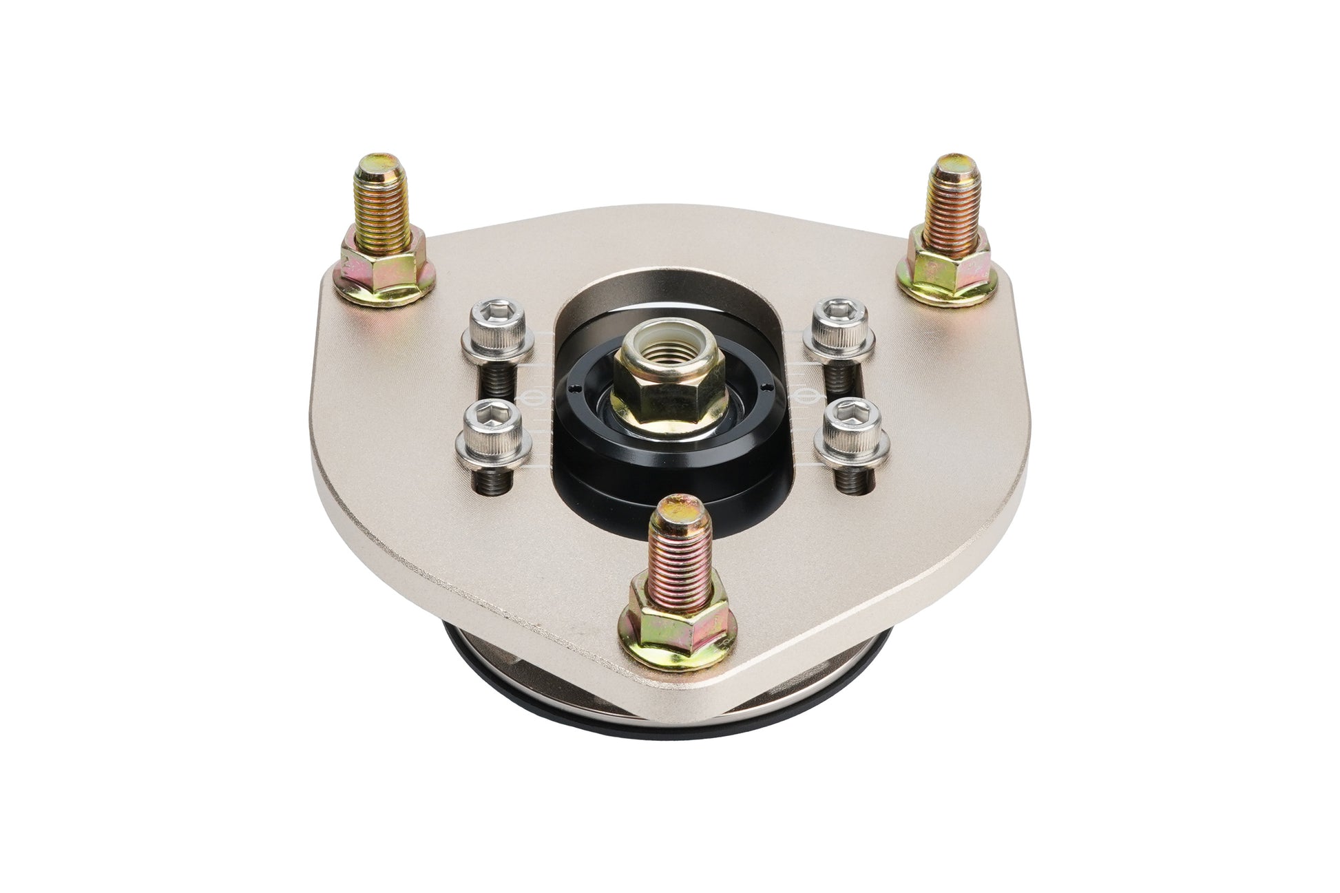 Gold BC Racing upper mount on white background