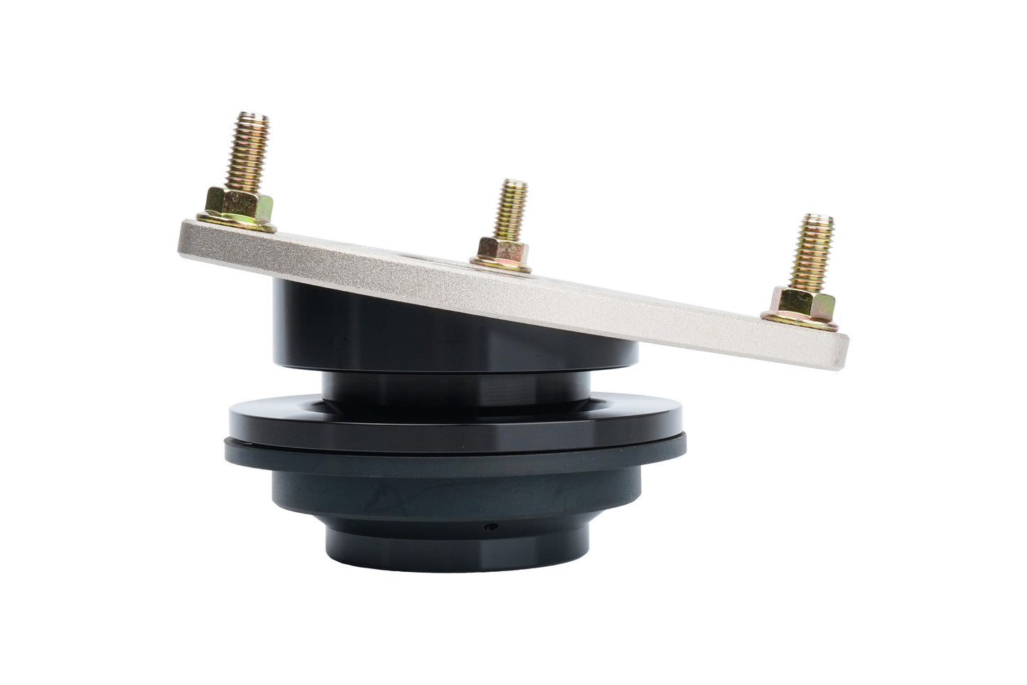 Gold BC Racing upper mount on white background