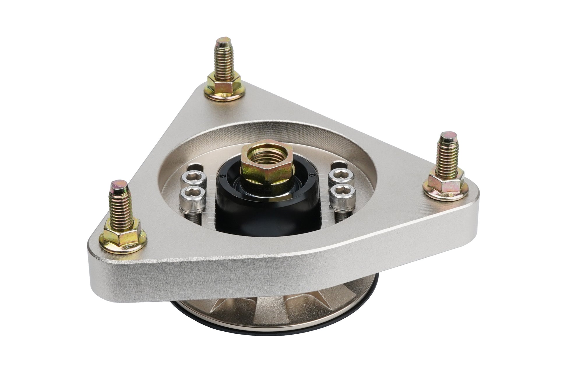 Gold BC Racing upper mount on white background