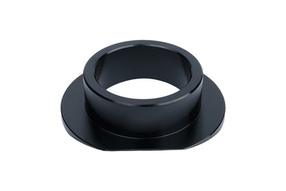 BC Racing black lower spring seat on white background