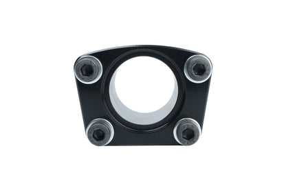 BC Racing black volvo roll-center adapter on white background