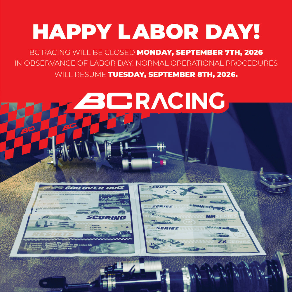 BC RACING WILL BE CLOSED MONDAY, SEPTEMBER 7TH, 2026, IN OBSERVANCE OF LABOR DAY. NORMAL OPERATIONAL PROCEDURES WILL RESUME TUESDAY, SEPTEMBER 8TH, 2026.