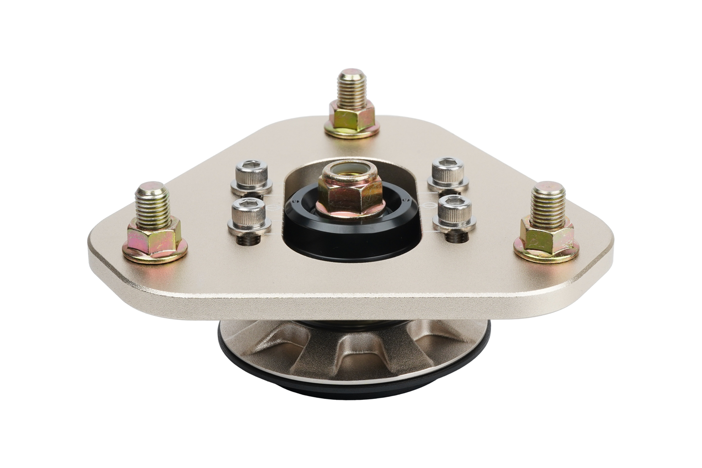 BC racing gold upper mount on white background