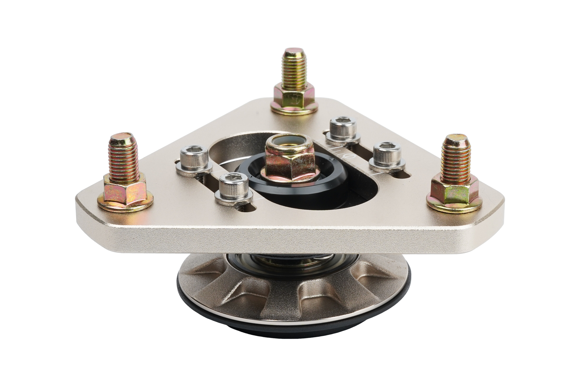 BC racing gold upper mount on white background
