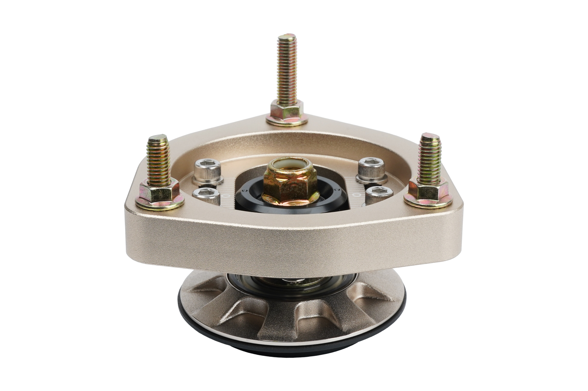 BC racing gold upper mount on white background