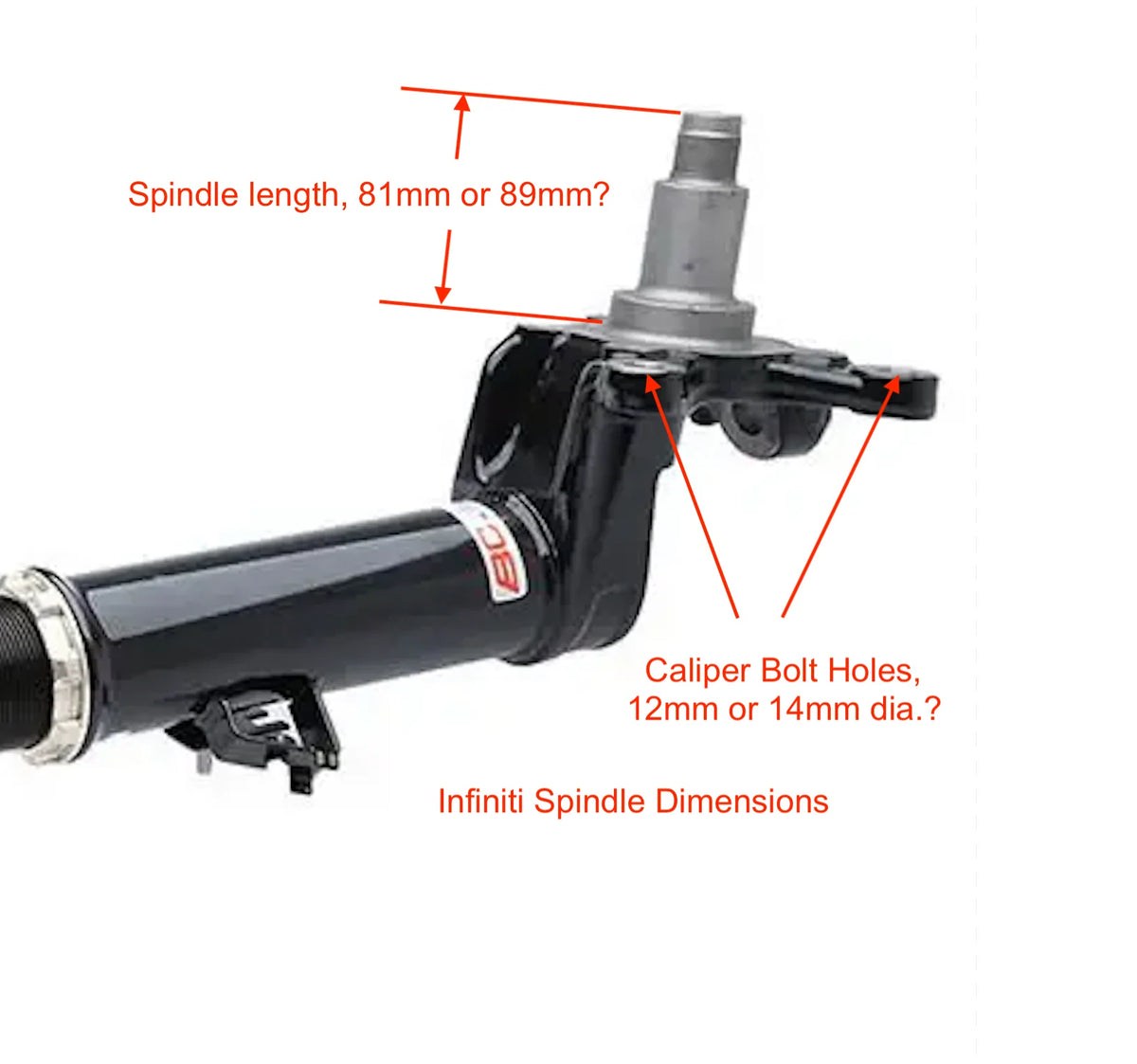 Lower mount - Front Spindles (Sold as a Pair) - D-56-D-57-D-71-V-05-V-17-F-LM-SP-PR