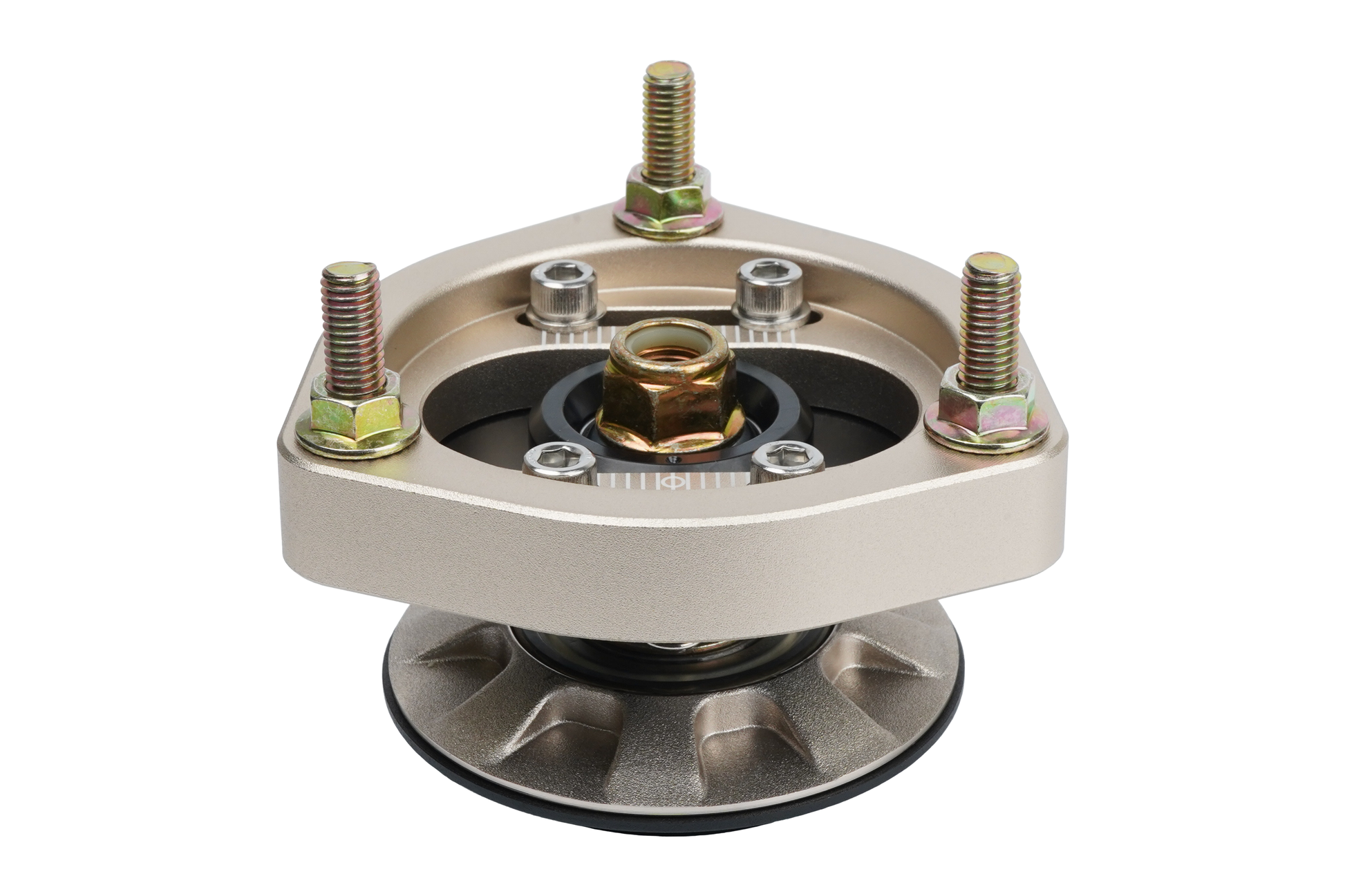 BC racing gold upper mount on white background
