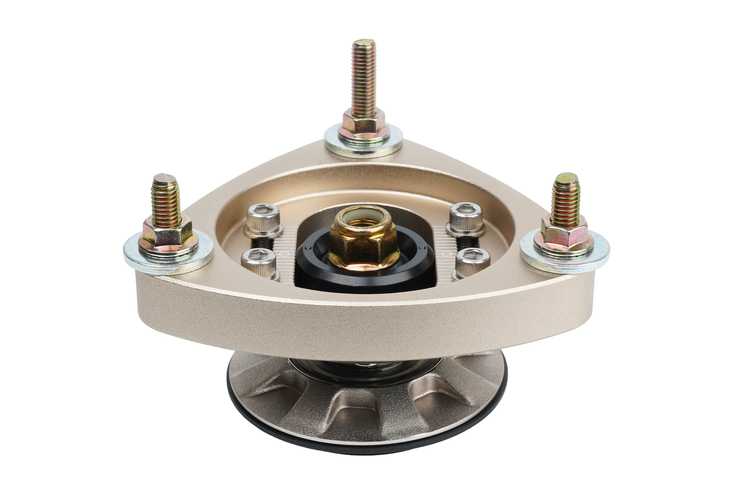BC racing gold upper mount on white background