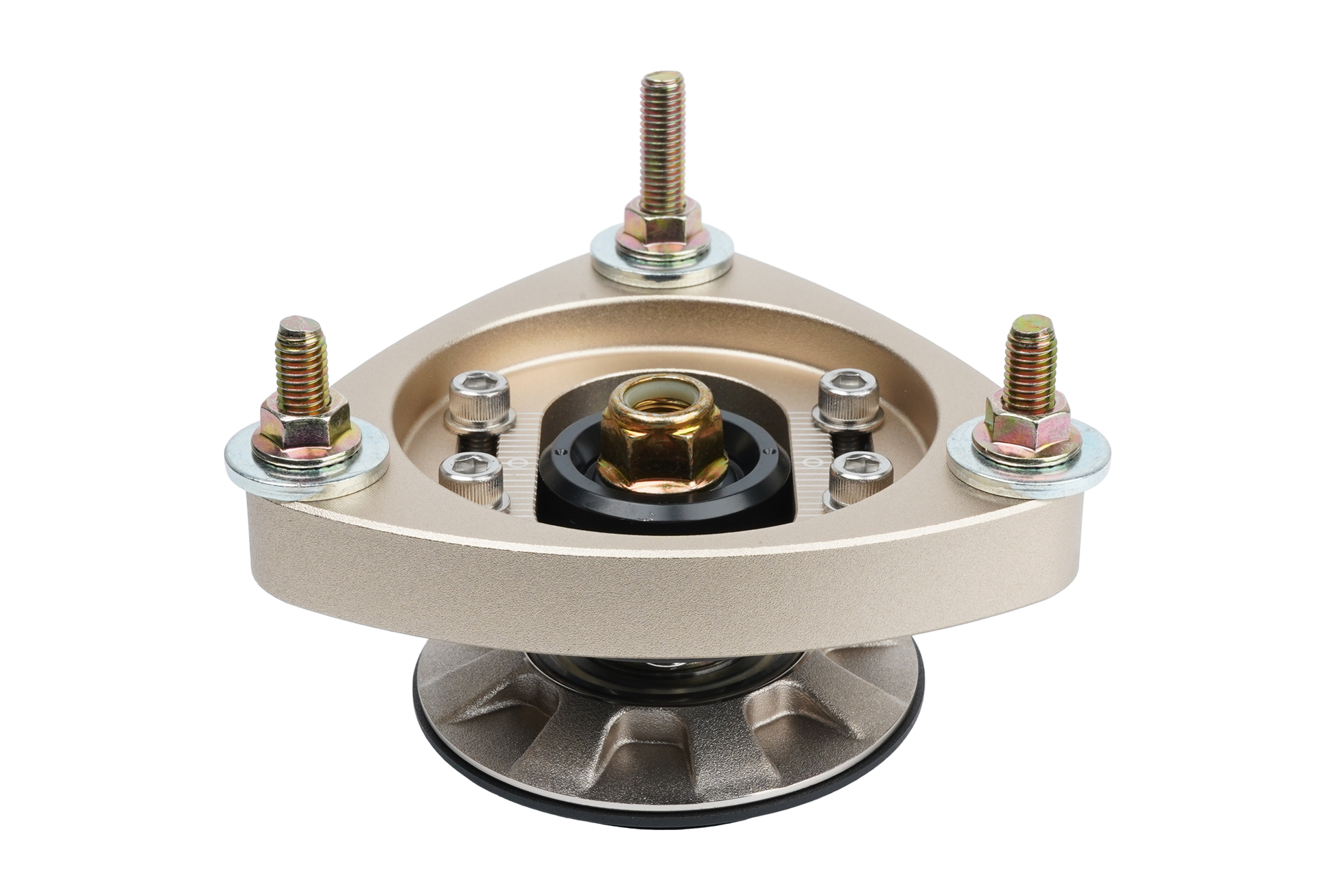 BC racing gold upper mount on white background