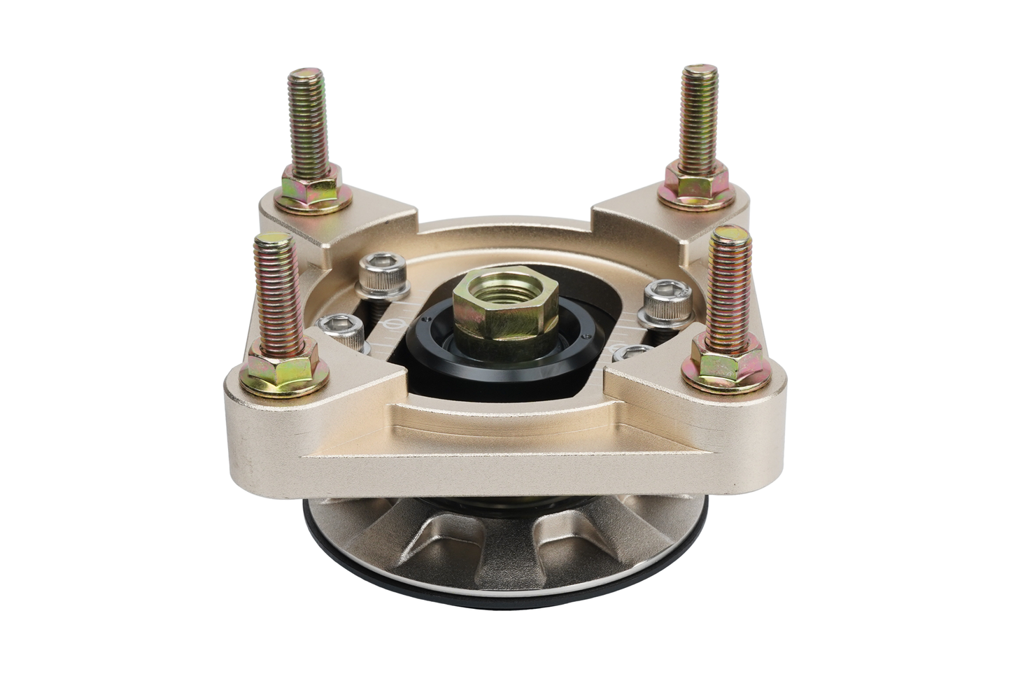 BC racing gold upper mount on white background