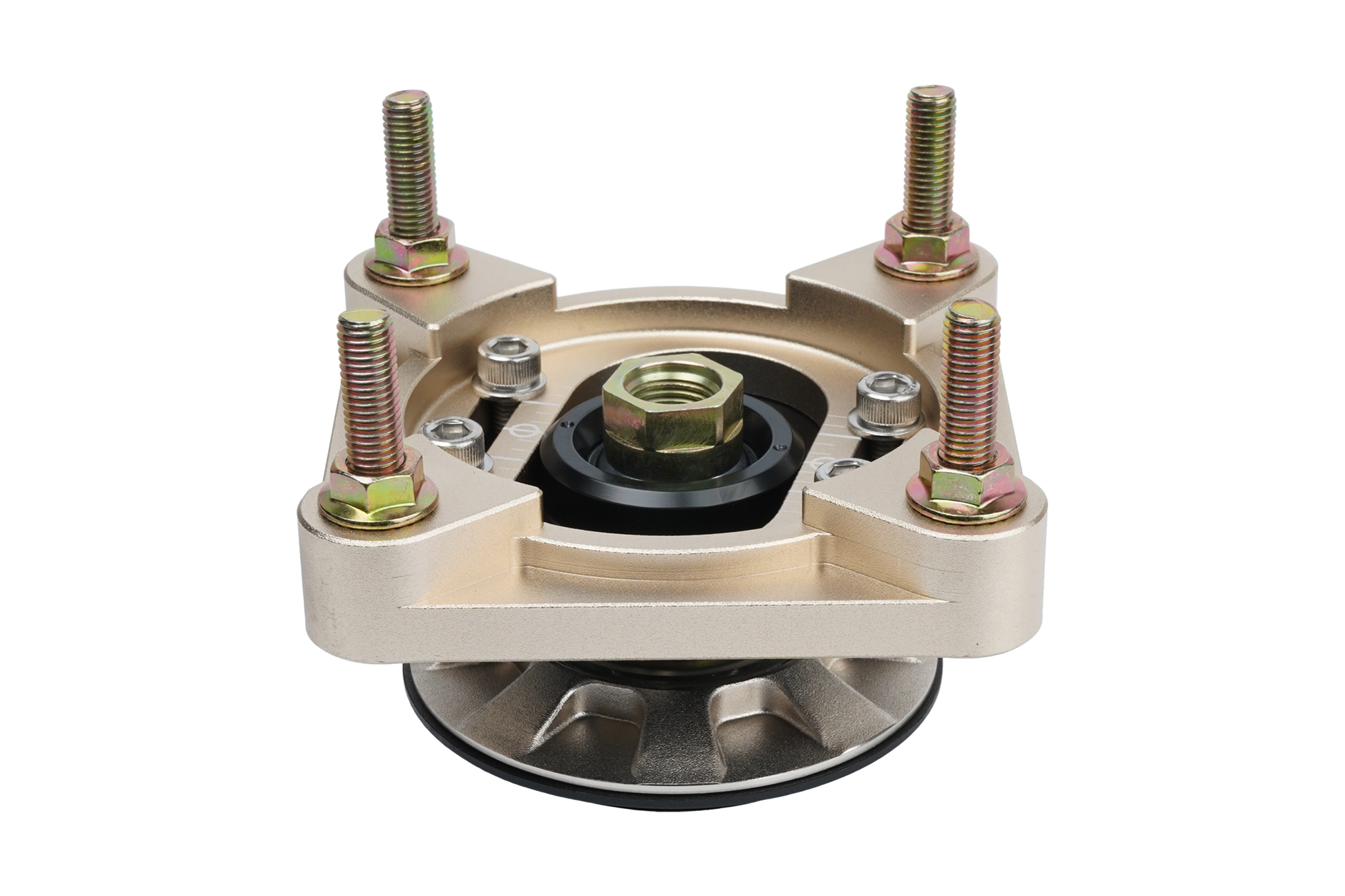 BC racing gold upper mount on white background