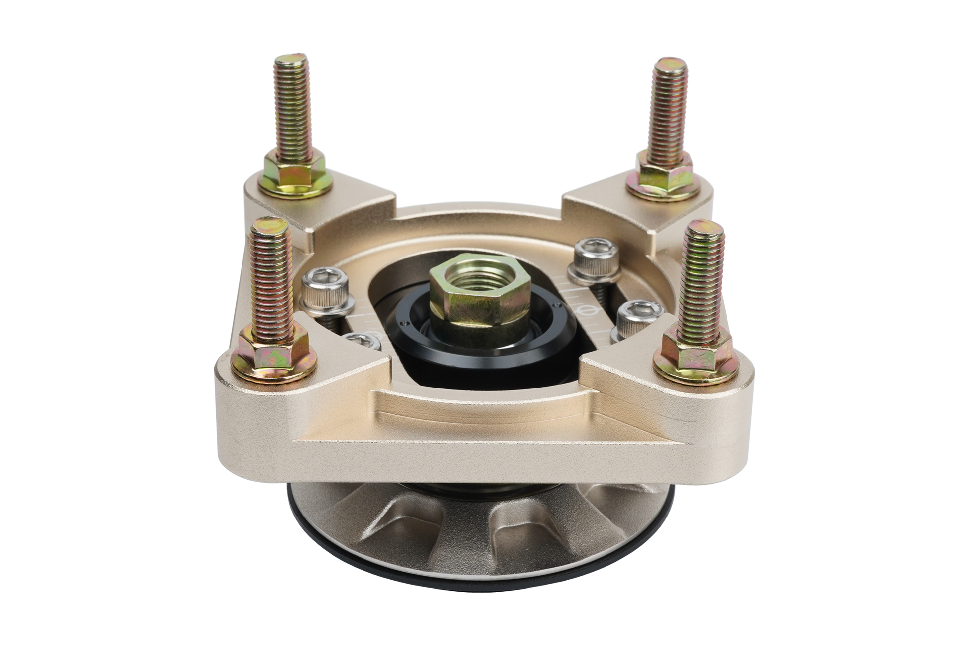 BC racing gold upper mount on white background