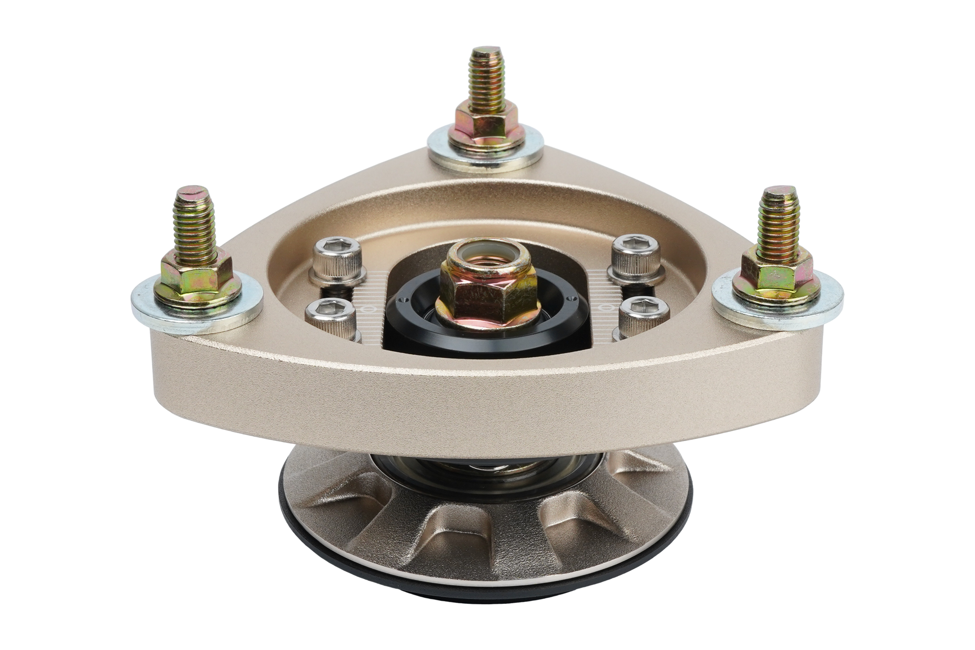 BC racing gold upper mount on white background