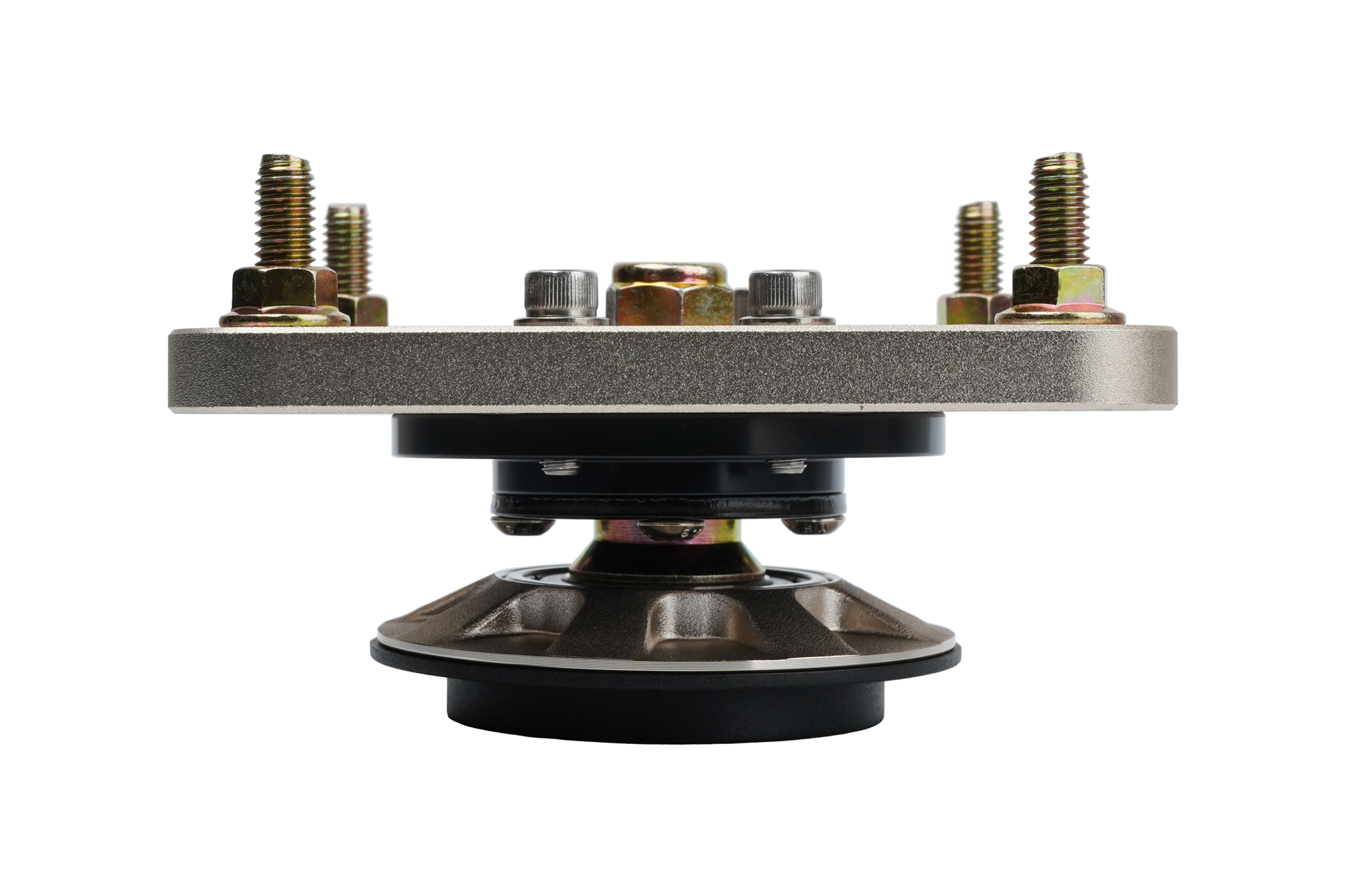 BC racing gold upper mount on white background