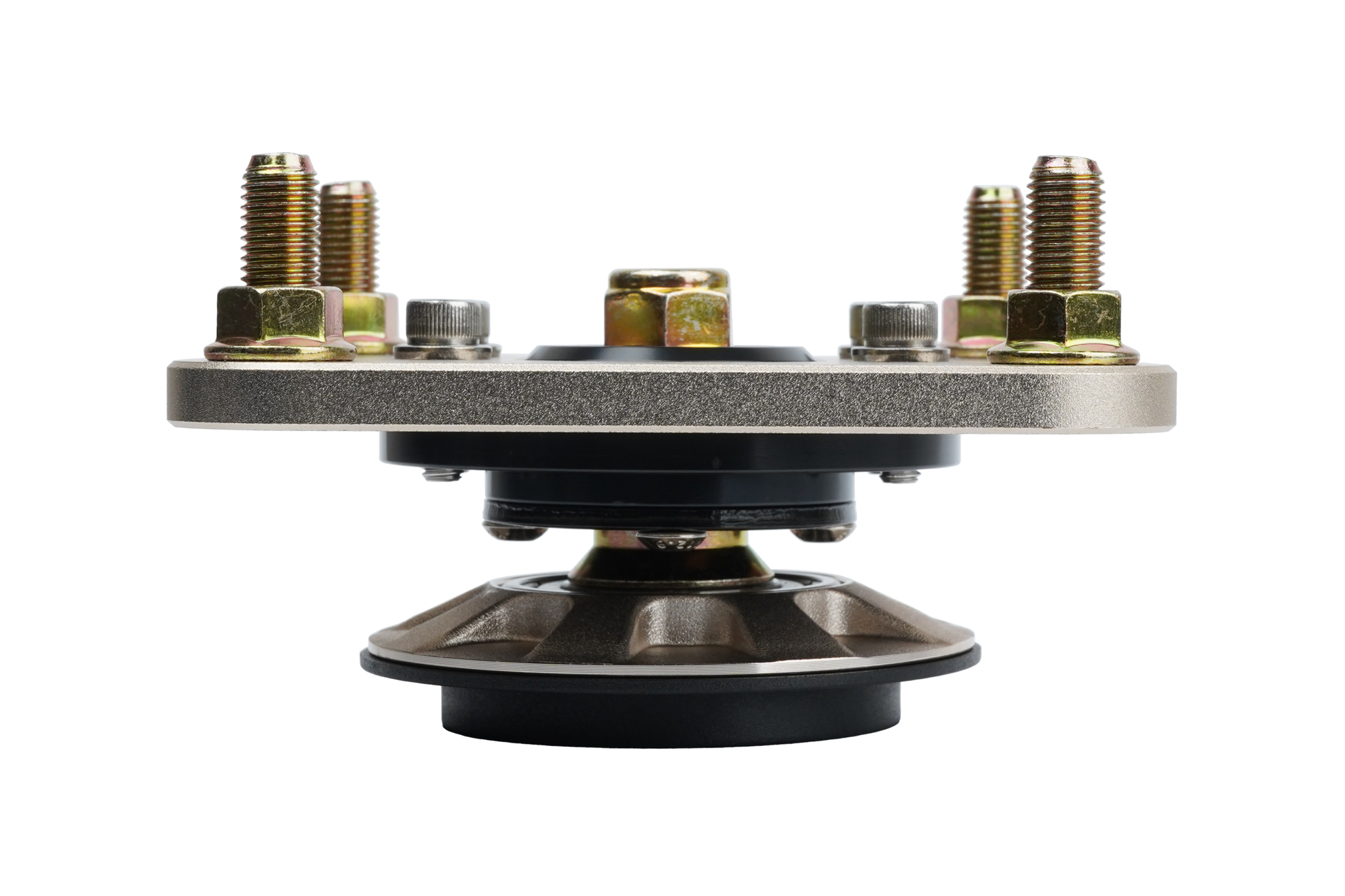 BC racing gold upper mount on white background