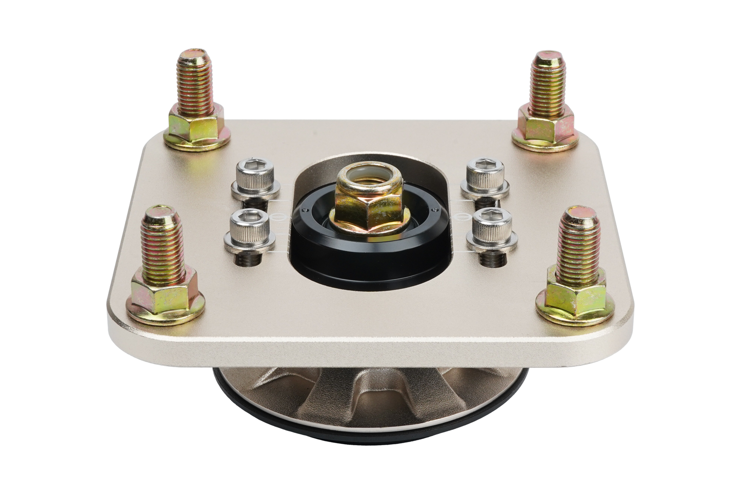 BC racing gold upper mount on white background