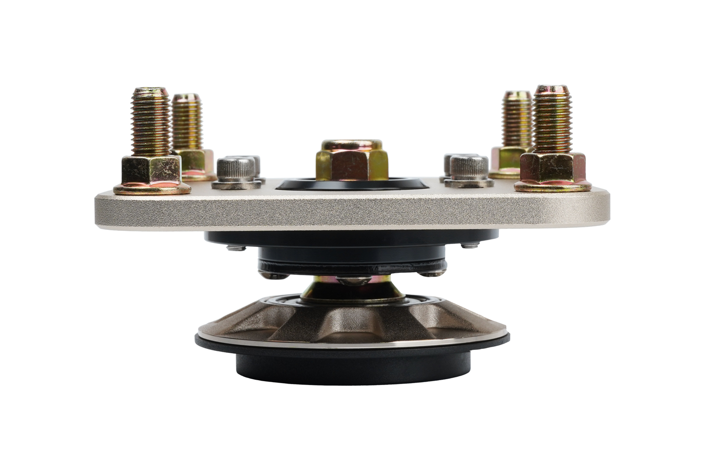 BC racing gold upper mount on white background
