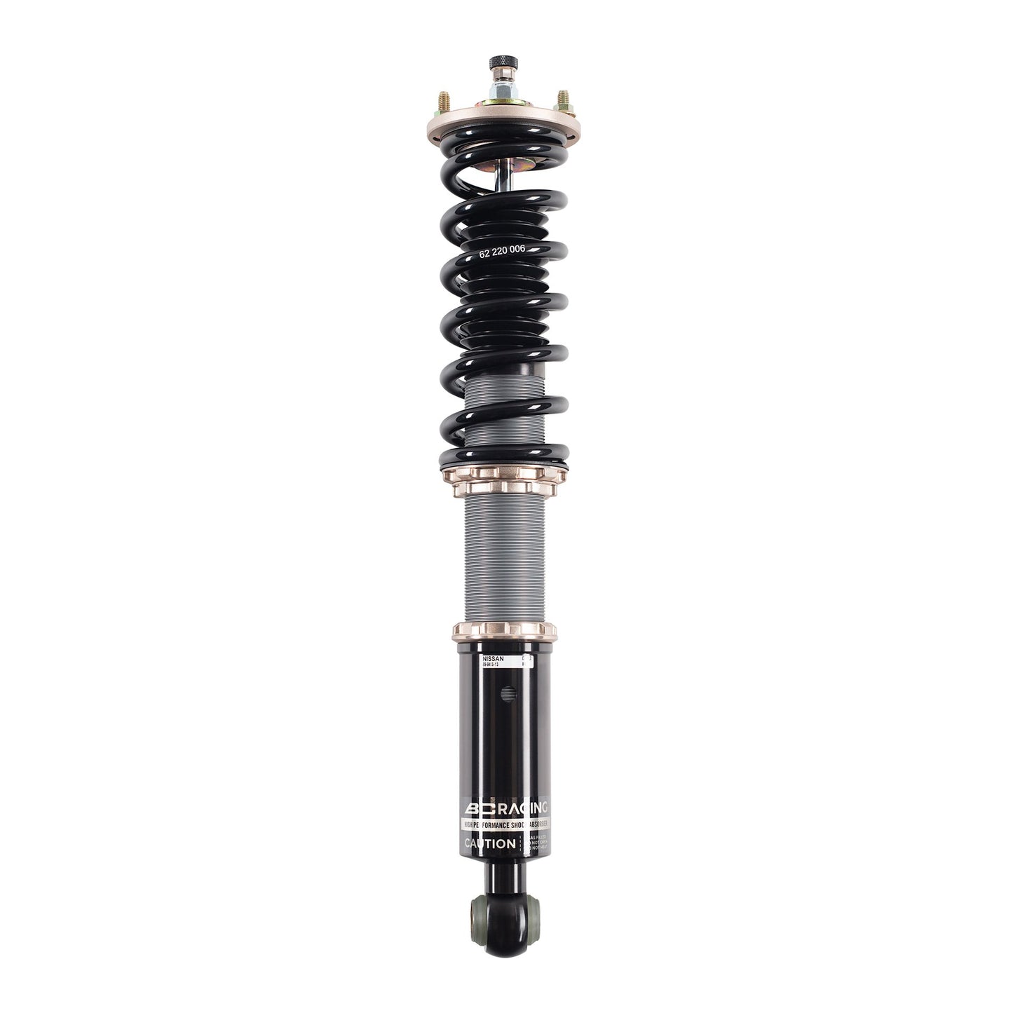 BC Racing ER Series coilover on white background