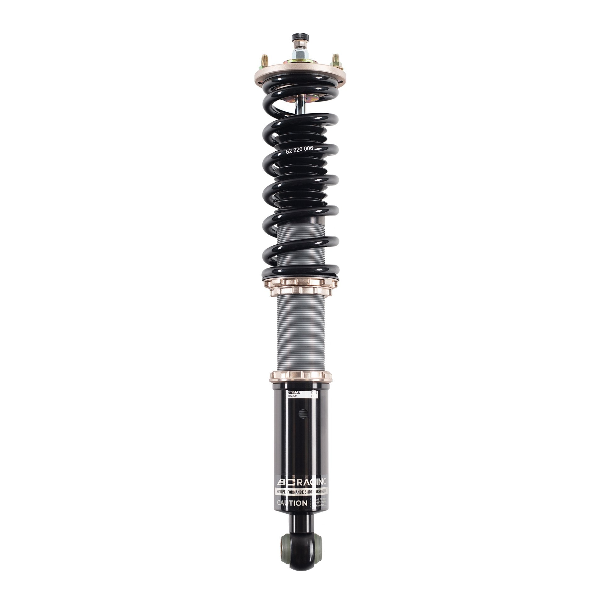 BC Racing ER Series coilover on white background