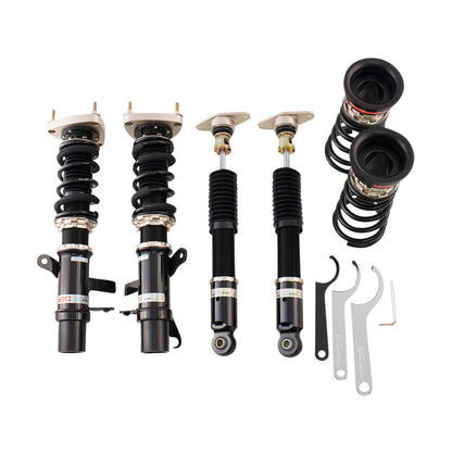 BC Racing BR Series coilovers on white background