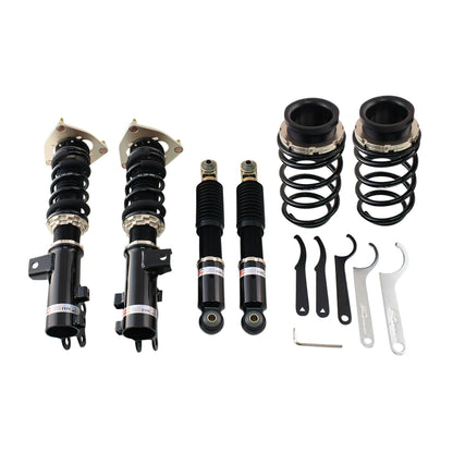 BC Racing BR Series coilovers on white background