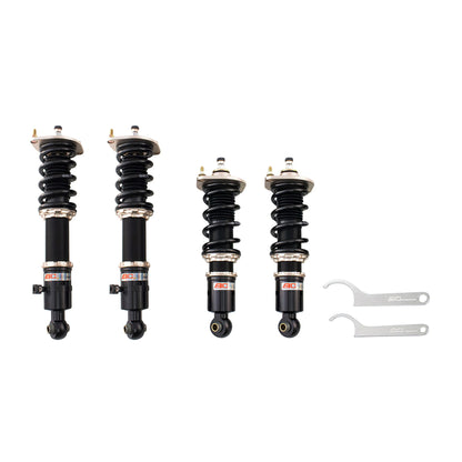 BC Racing BR Series coilovers on white background