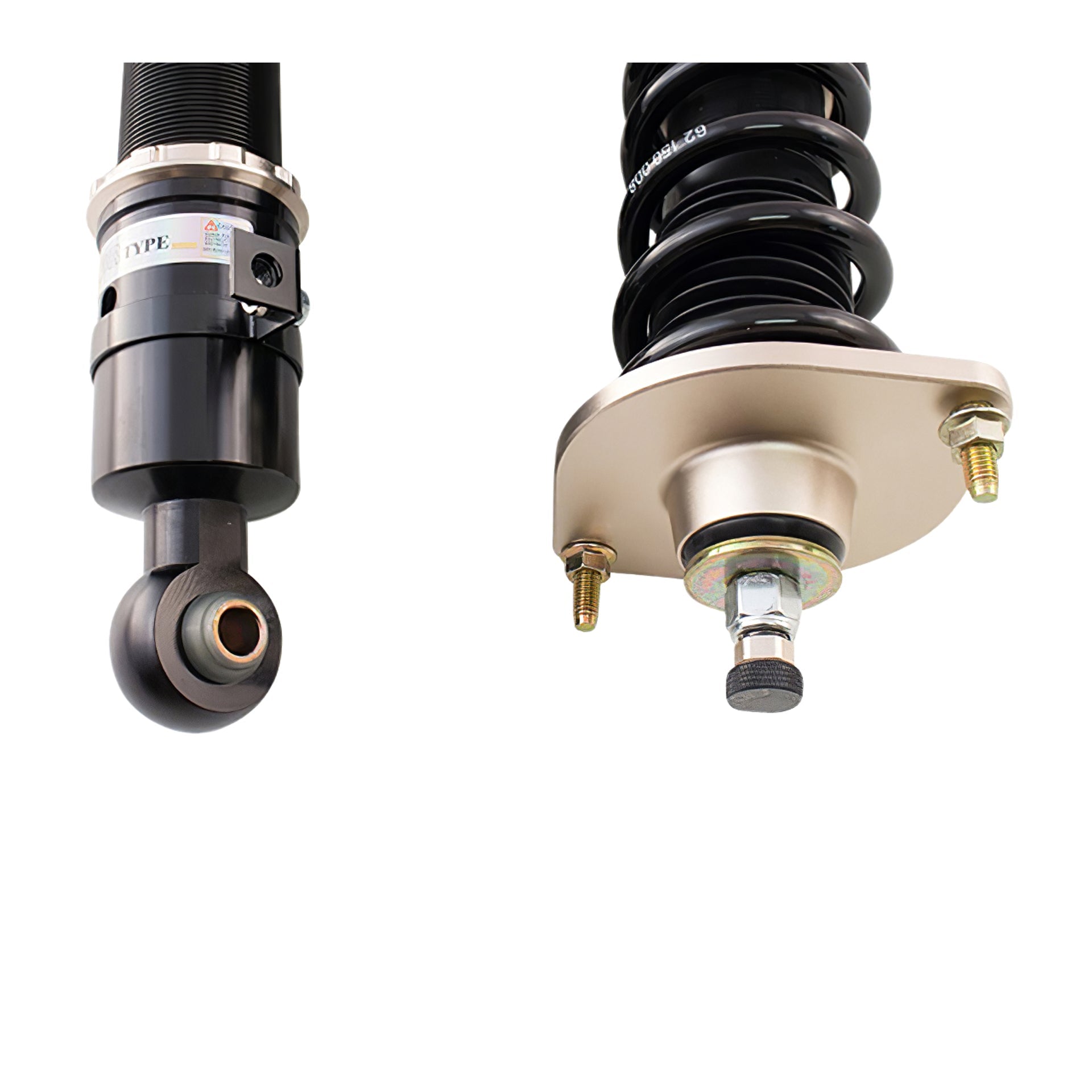 BC Racing BR Series coilovers on white background