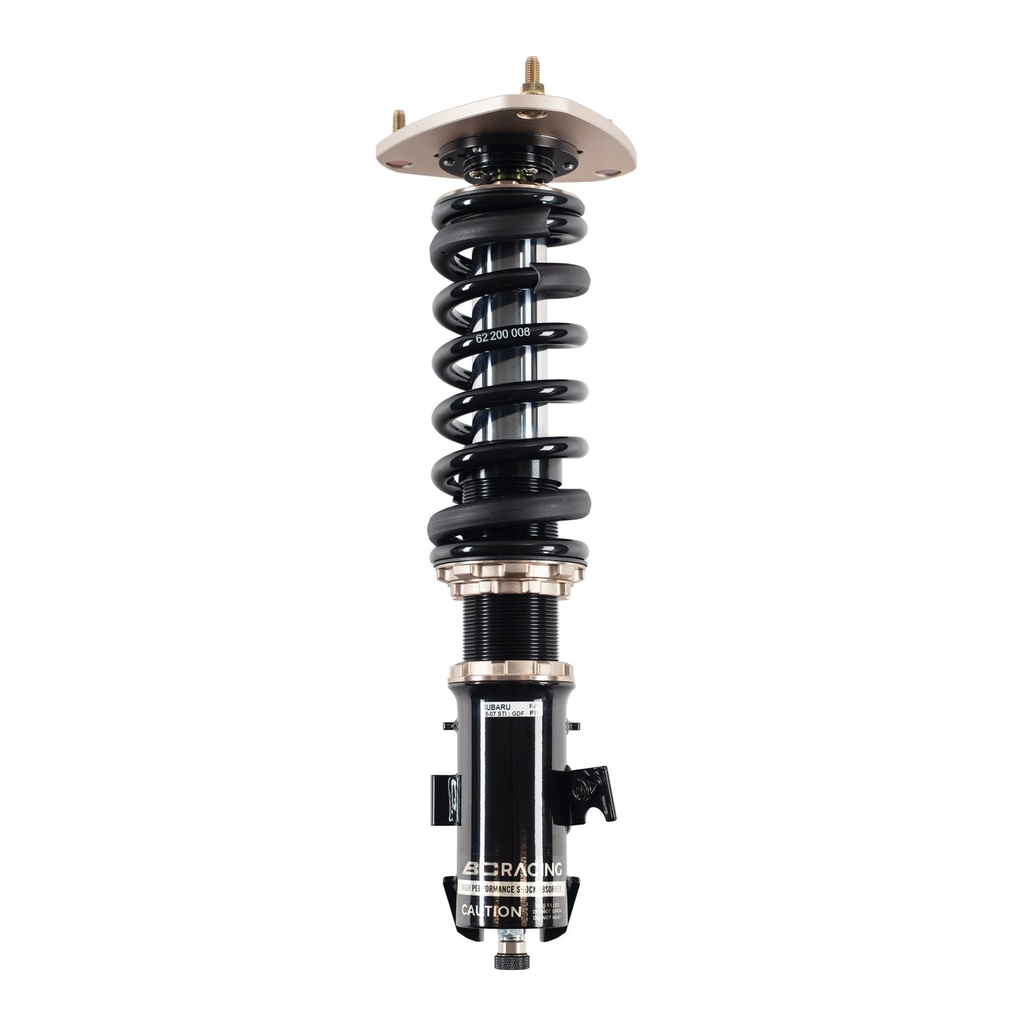 BC Racing RM Series Coilover on white background